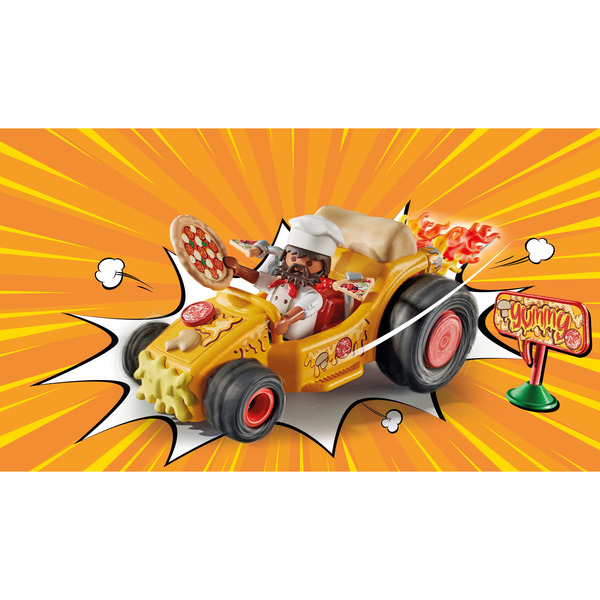 71634 - Playmobil Funstars - Pizzaïolo et kart