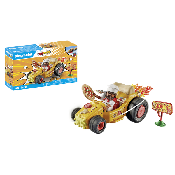 71634 - Playmobil Funstars - Pizzaïolo et kart