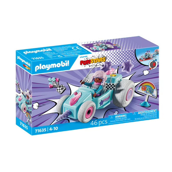 71635 - Playmobil Funstars - Jeune fille licorne et kart