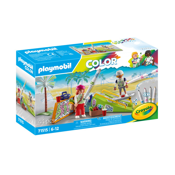 71515 - Playmobil Color - Skateurs avec rampe