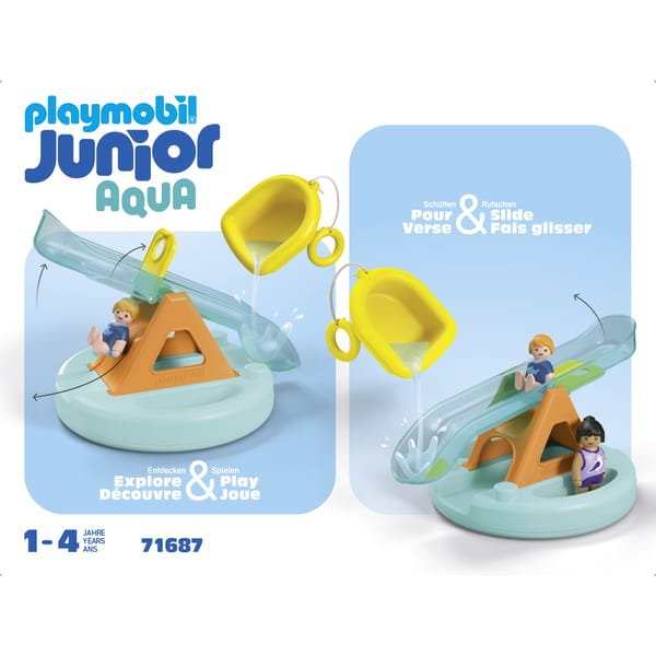 71687 - Playmobil Junior Aqua - Ilôt avec toboggan aquatique