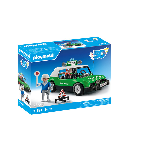 71591 - Playmobil 50 ans - Voiture de police collector