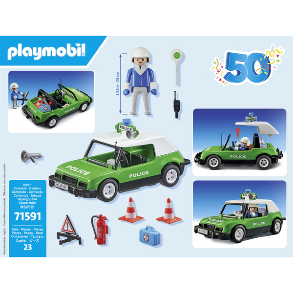 71591 - Playmobil 50 ans - Voiture de police collector