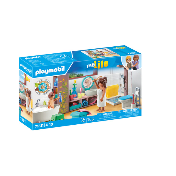 71611 - Playmobil My Life - Salle de bains avec douche et baignoire