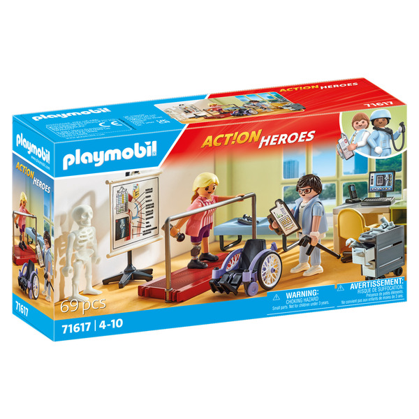 71617 - Playmobil Action Heroes - Atelier de kinésithérapie