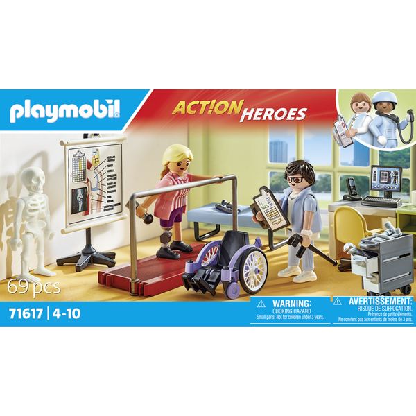 71617 - Playmobil Action Heroes - Atelier de kinésithérapie