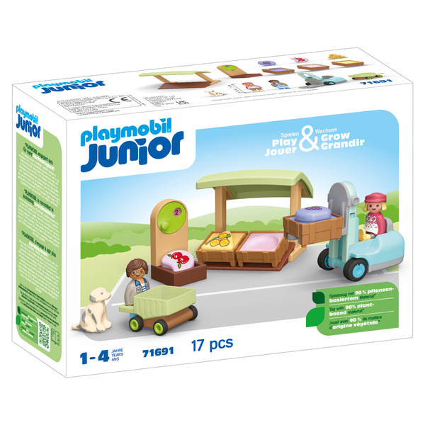 71691 - Playmobil Junior - Etal de fruits et légumes bio