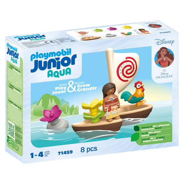 71459 - Playmobil Junior Aqua - Vaiana et bateau à voile