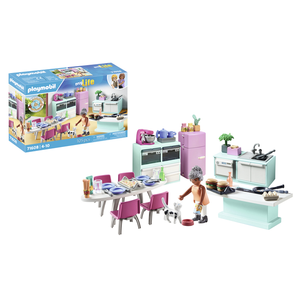 71608 - Playmobil My Life - Cuisine avec ilôt central