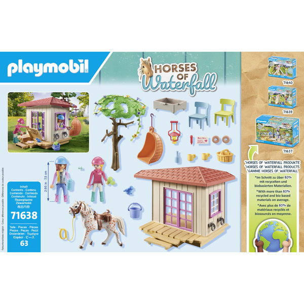 71638 - Playmobil Horses of Waterfall - Espace détente avec cavalières