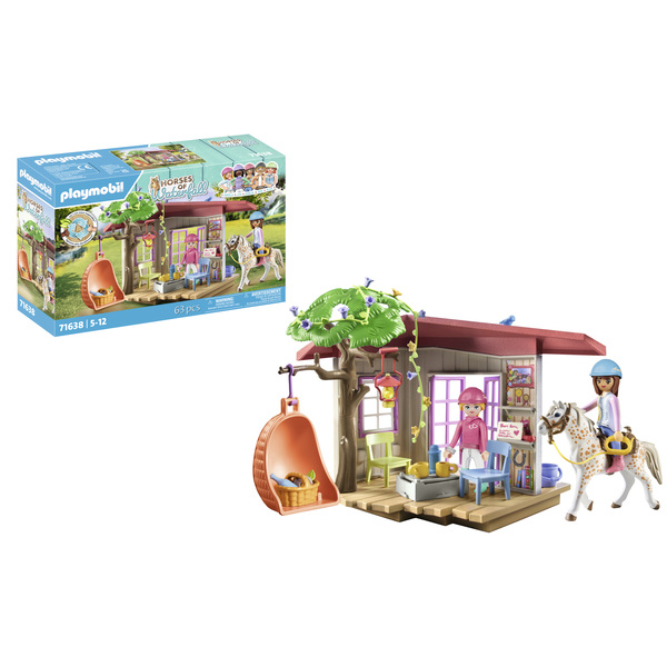 71638 - Playmobil Horses of Waterfall - Espace détente avec cavalières
