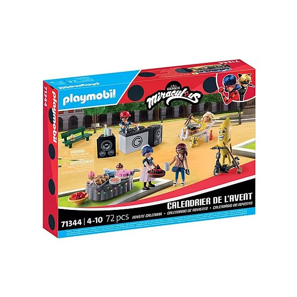 71344 - Playmobil Miraculous - Calendrier de l Avent Miraculous: Pique-nique à Paris