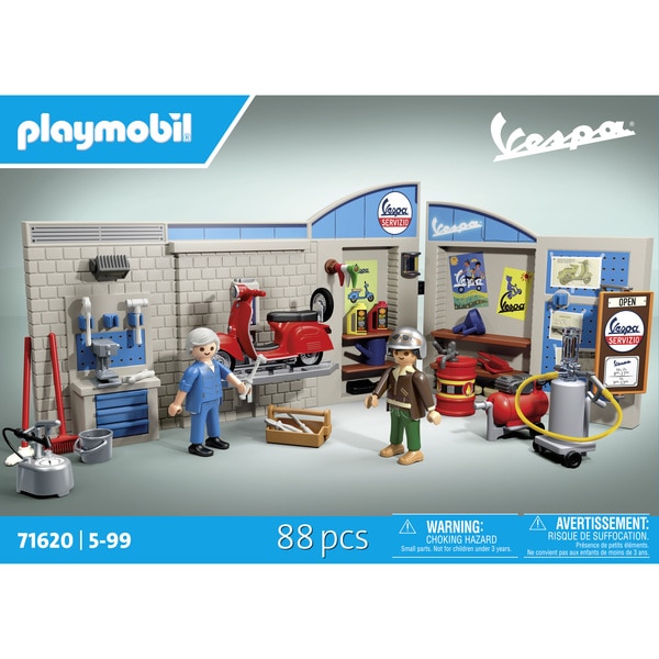 71620 - Playmobil Vespa - Vespa Garage style rétro années 60