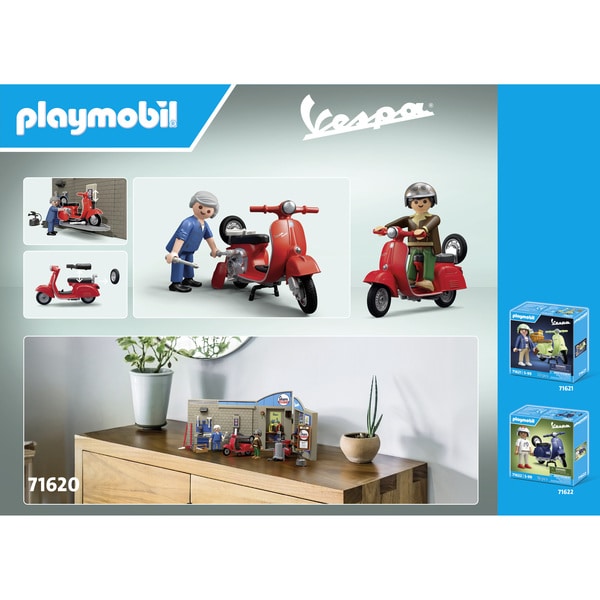 71620 - Playmobil Vespa - Vespa Garage style rétro années 60