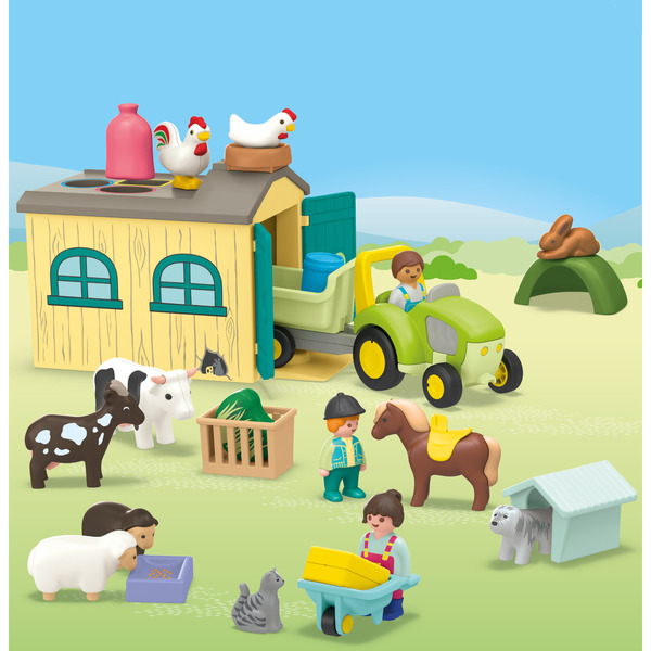 71656 - Playmobil Junior - Ferme avec tracteur et animaux