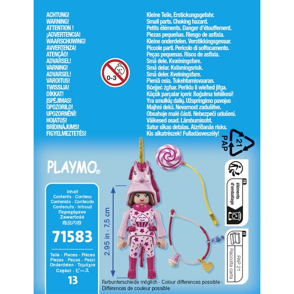 71583 - Playmobil Special Plus - Jeune fille avec déguisement licorne