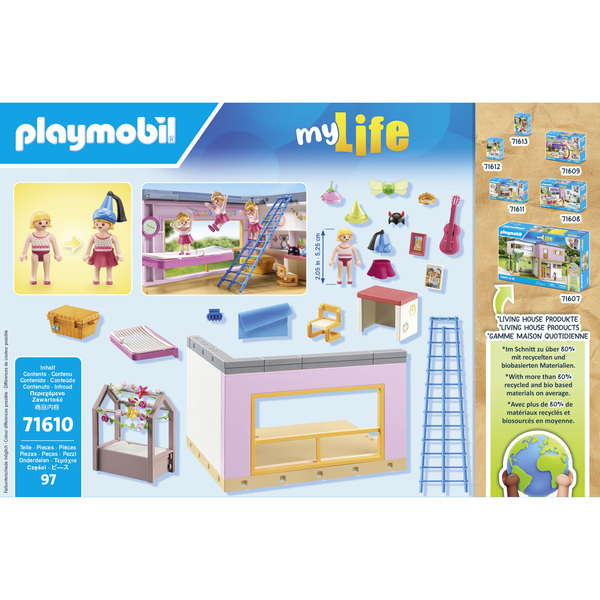 71610 - Playmobil My Life - Chambre d enfant avec lit cabane