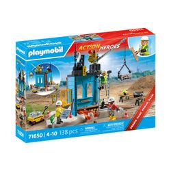 71650 - Playmobil Action Heroes - Ouvriers et chantier