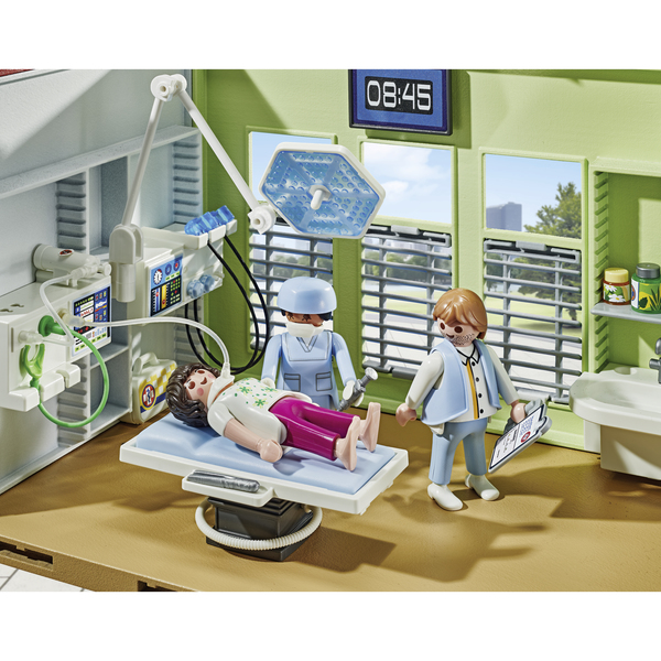 71615 - Playmobil Action Heroes - Hôpital aménagé avec toit végétal