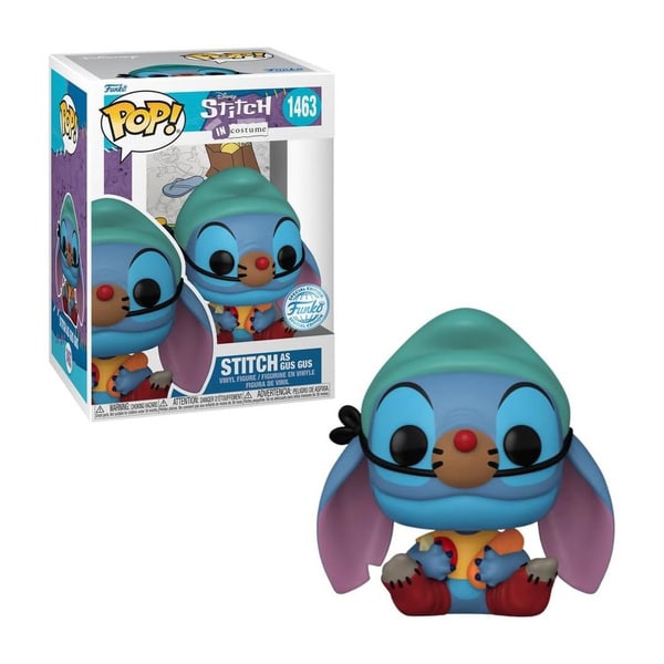 Figurine Stitch en Gus Gus - Funko Pop - N°1463