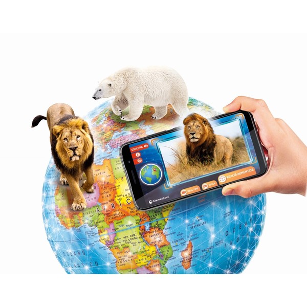 Globe interactif avec stylo Bluetooth et application mobile