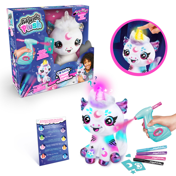 Peluche interactive licorne cosmique Airbrush Plush