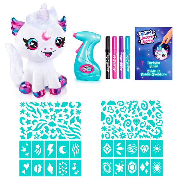 Peluche interactive licorne cosmique Airbrush Plush