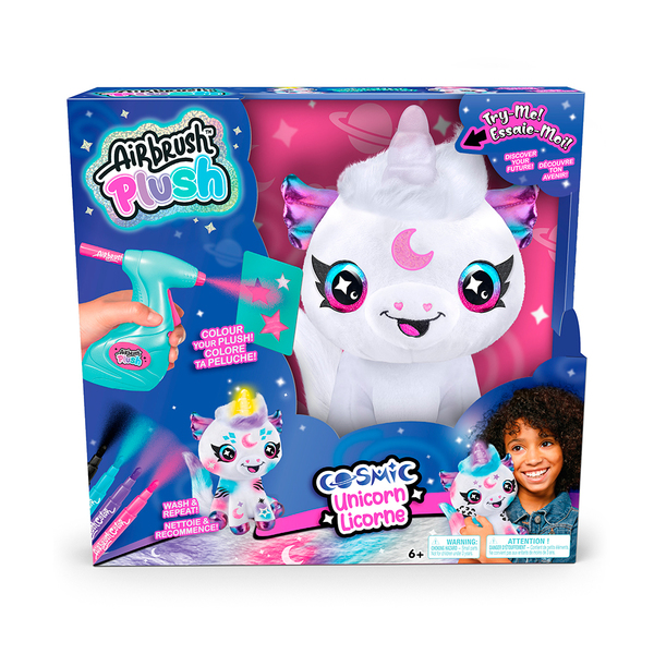 Peluche interactive licorne cosmique Airbrush Plush