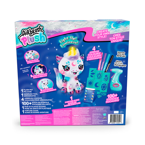 Peluche interactive licorne cosmique Airbrush Plush