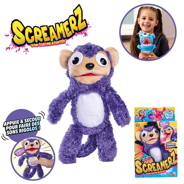 Peluche singe Screamerz interactive 29 cm