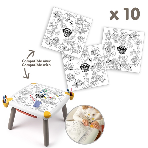 Recharge 10 coloriages Pat  Patrouille Kid Table Creative