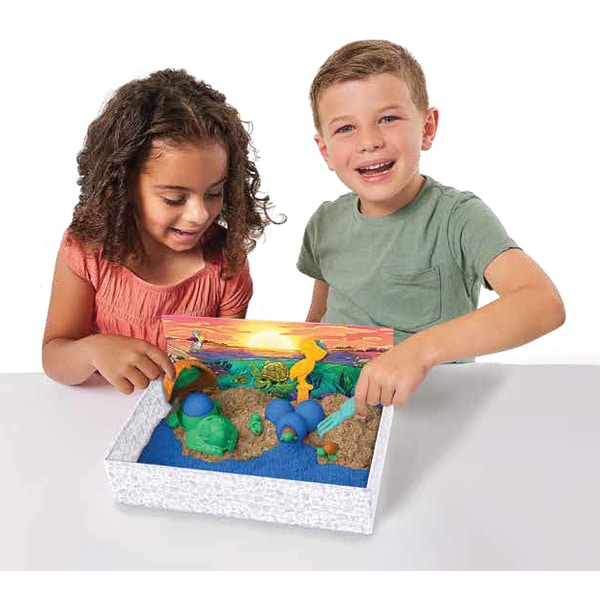 Kinetic Sand - Coffret plage aux tortues 