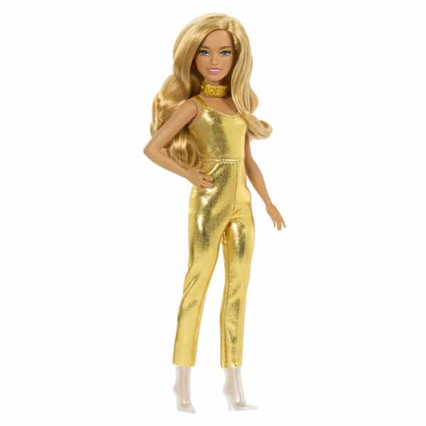 Poupée Barbie Fashionista Combinaison dorée - 65 ans Barbie