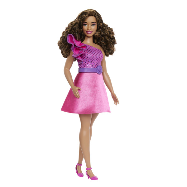 Poupée Barbie Fashionista Robe Rose - 65 ans Barbie