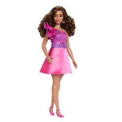 Poupée Barbie Fashionista Robe Rose - 65 ans Barbie