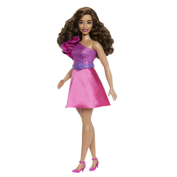 Poupée Barbie Fashionista Robe Rose - 65 ans Barbie