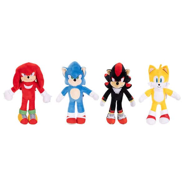 Peluche Sonic 23cm (modèle aléatoire)