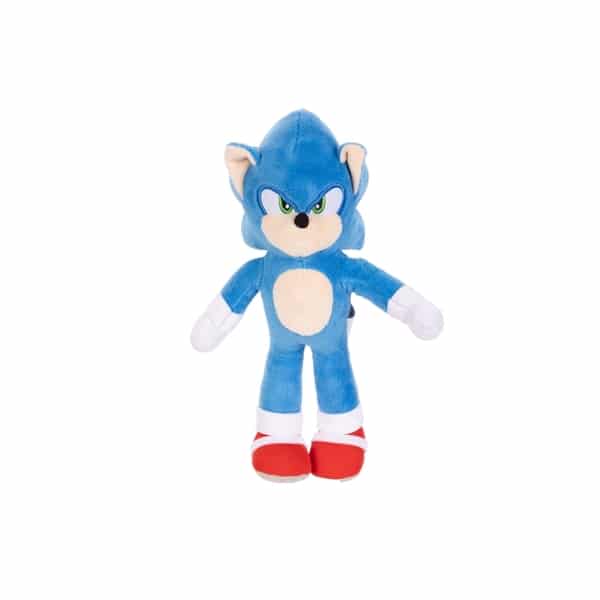 Peluche Sonic 23cm (modèle aléatoire)