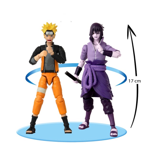 Pack de 2 figurines NARUTO 17cm