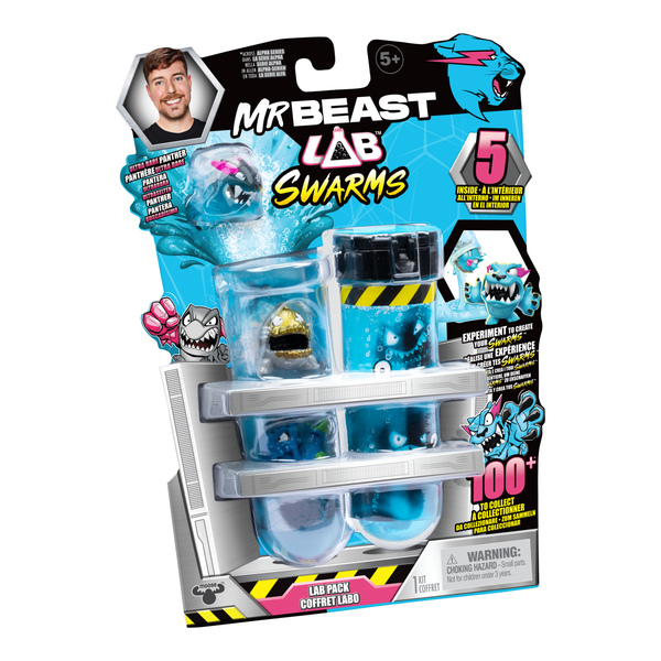 Mr Beast Lab Swarms - 5 mini figurines (modèle aléatoire)