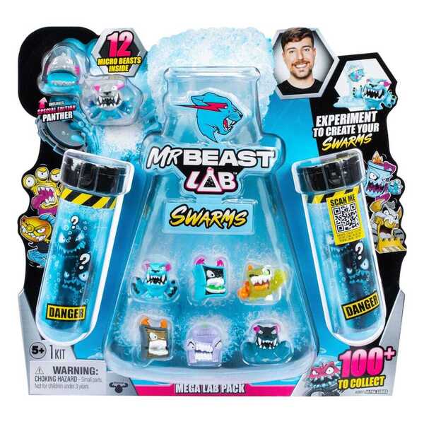 Mr Beast Lab Swarms - 12 mini figurines (modèle aléatoire)