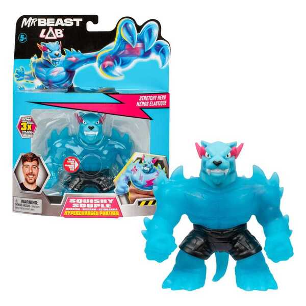 Mr Beast Lab Goo Jit Zu - Figurine panthère 11cm (modèle aléatoire)