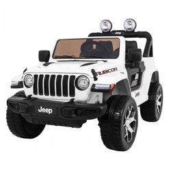 Véhicule électrique Jeep Rubicon 12V blanc