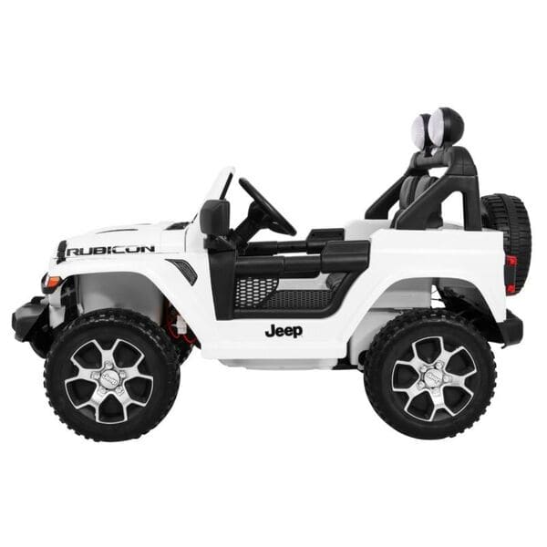 Véhicule électrique Jeep Rubicon 12V blanc