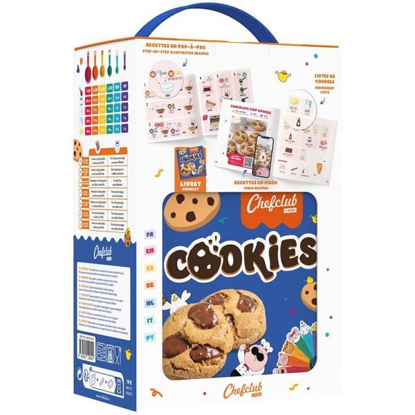 Coffret 6 tasses à mesurer et livre de recettes Cookies Kit