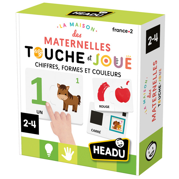 Touche et joue La Maison des Maternelles - Chiffre, formes et couleurs