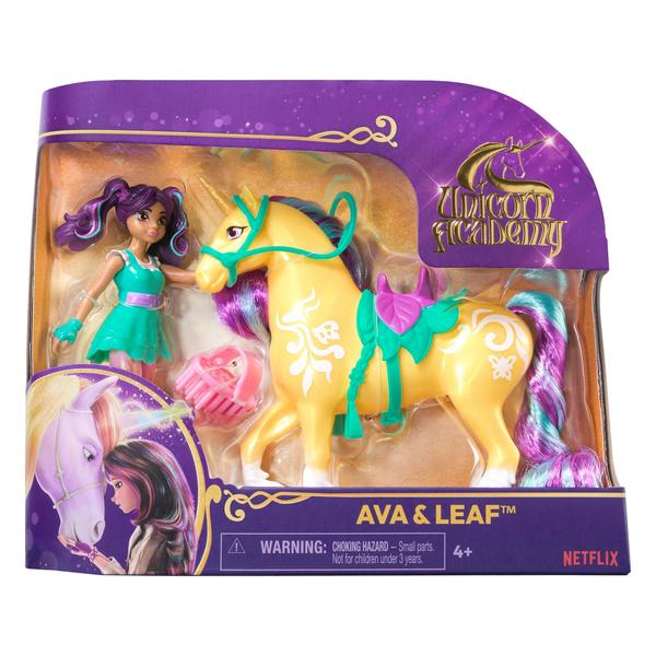 Coffret Licorne et poupée Leaf et Ava - L École des Licornes