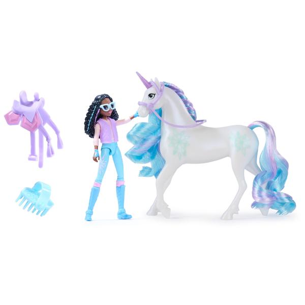 Coffret Licorne et poupée Glacier et Layla - L École des Licornes