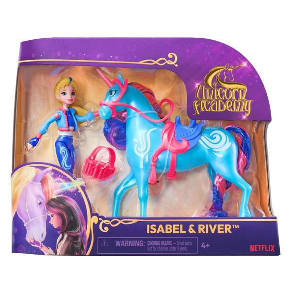 Coffret Licorne et Poupée River et Isabel - L École des Licornes