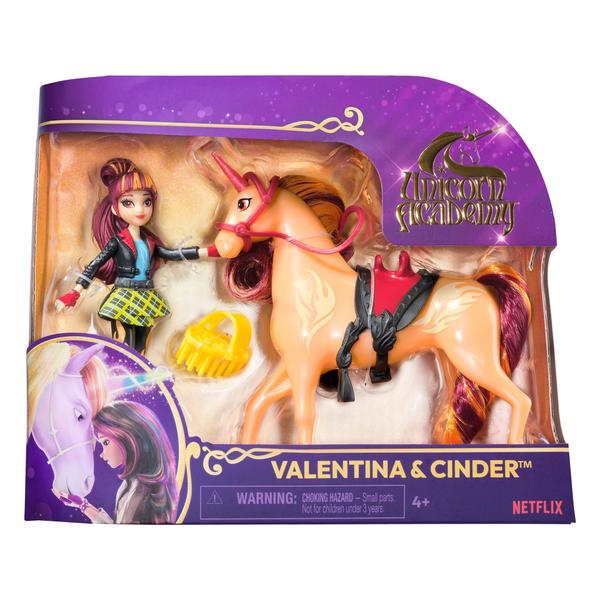 Coffret Licorne et Poupée Cinder et Valentina - L École des Licornes